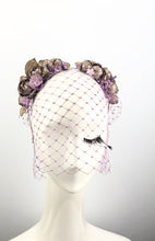 Lavender Spring Flowered Headband
