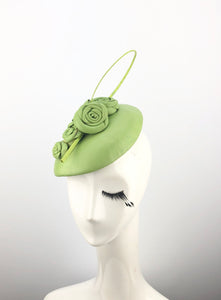 Green Leather Headpiece