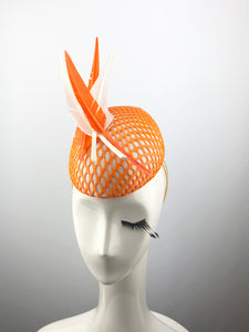 Orange Thermoplastic and White Headpiece