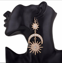 Celestial Drop Earring - Gold & Old Gold